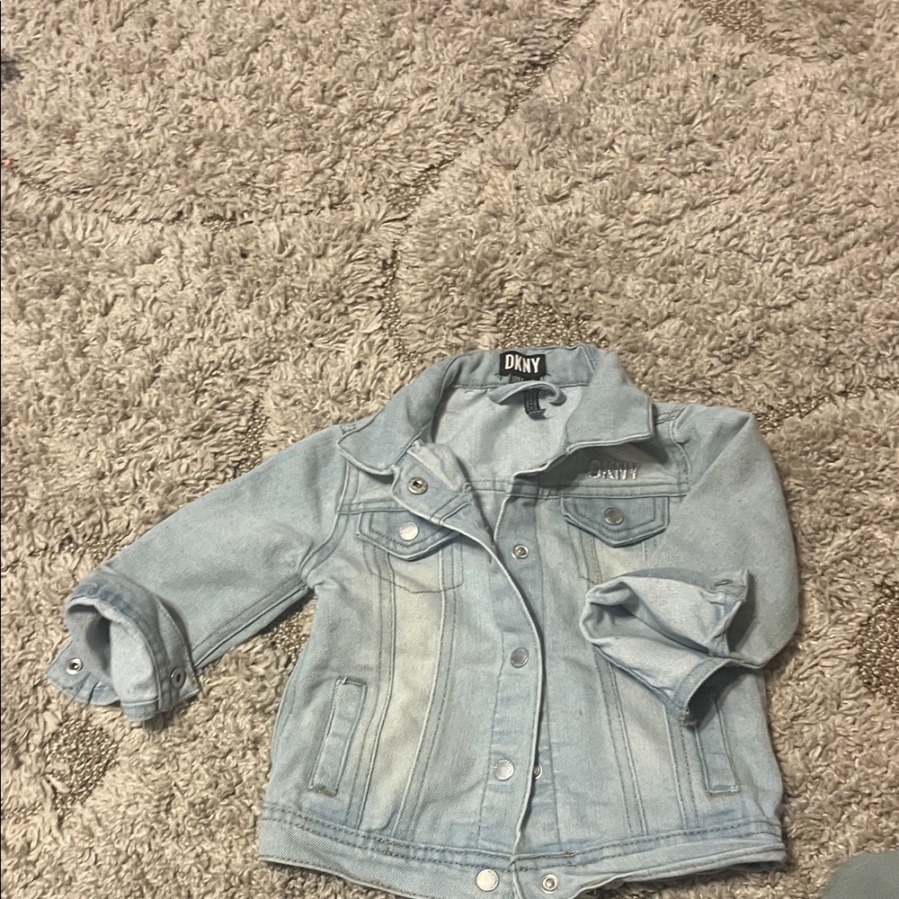 DKNY Kids Light Wash Denim Jacket